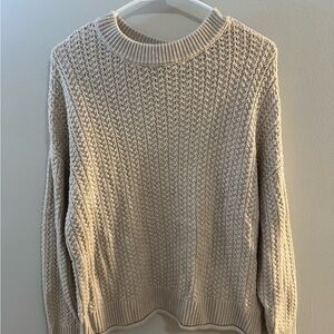 Universal Threads Cozy Cream Knit Sweater